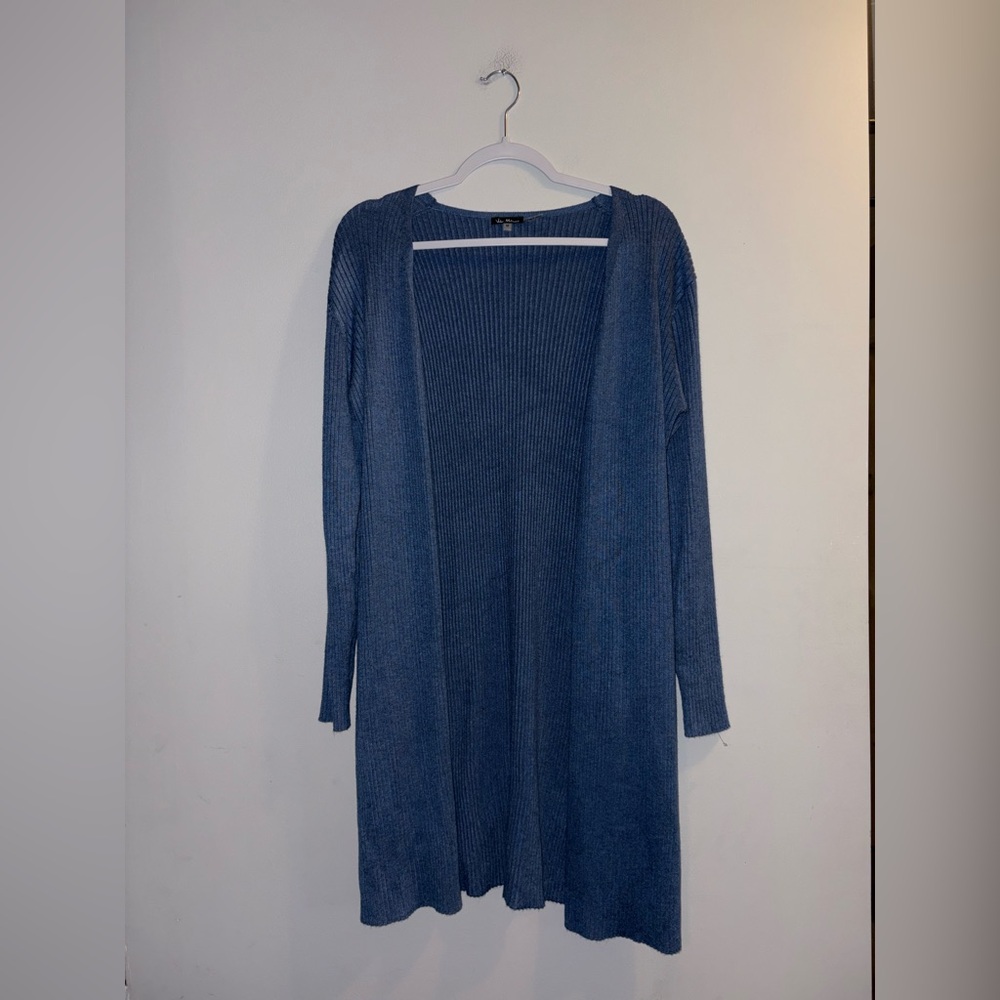 Vila Milano | Blue Cardigan With Slits